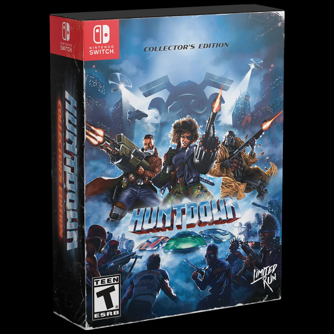 FRONT SIDE VIEW OF HUNTDOWN COLLECTOR'S EDITION