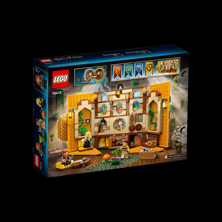 lego box of Harry Potter Hufflepuff House Banner 76412