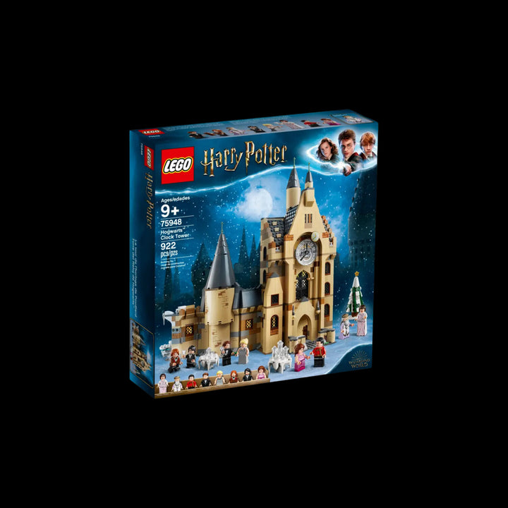 lego box of Hogwarts clock tower 75948