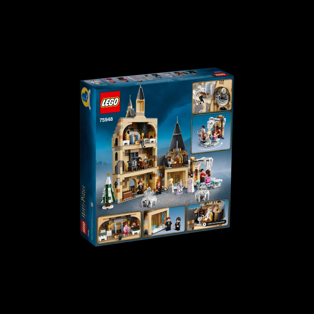 lego box of Hogwarts clock tower 75948