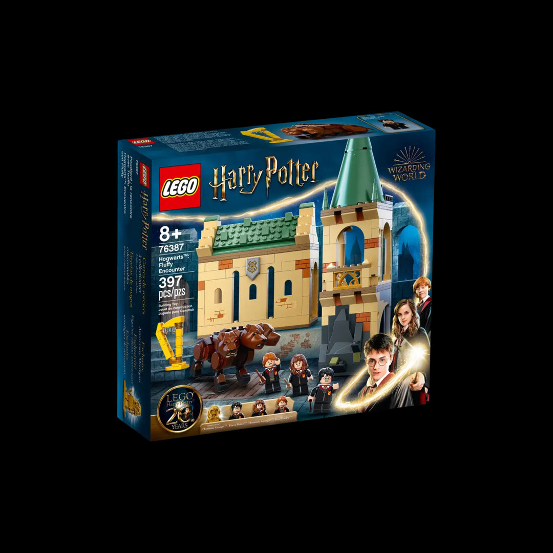 Lego box of Hogwarts fluffy encounter 76387