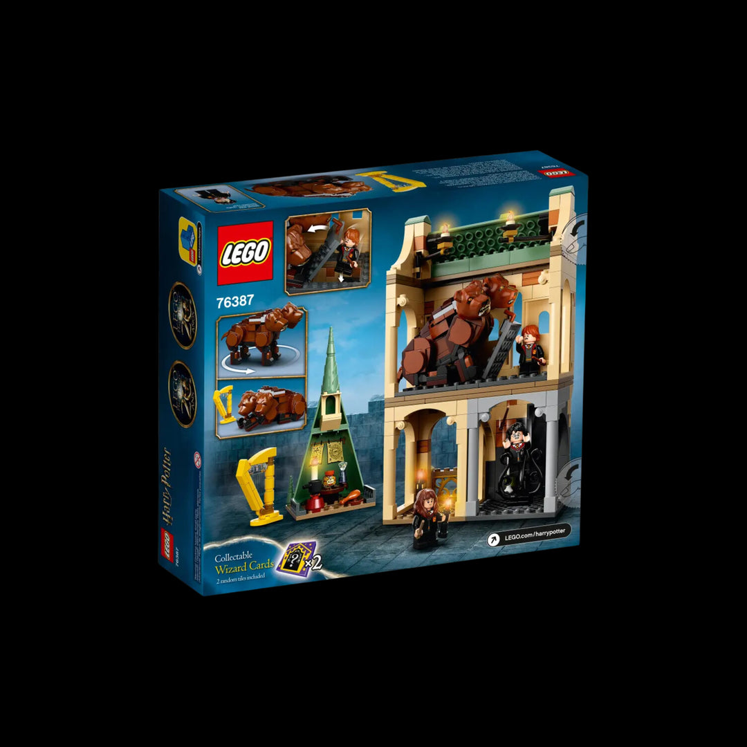 Lego box of Hogwarts fluffy encounter 76387