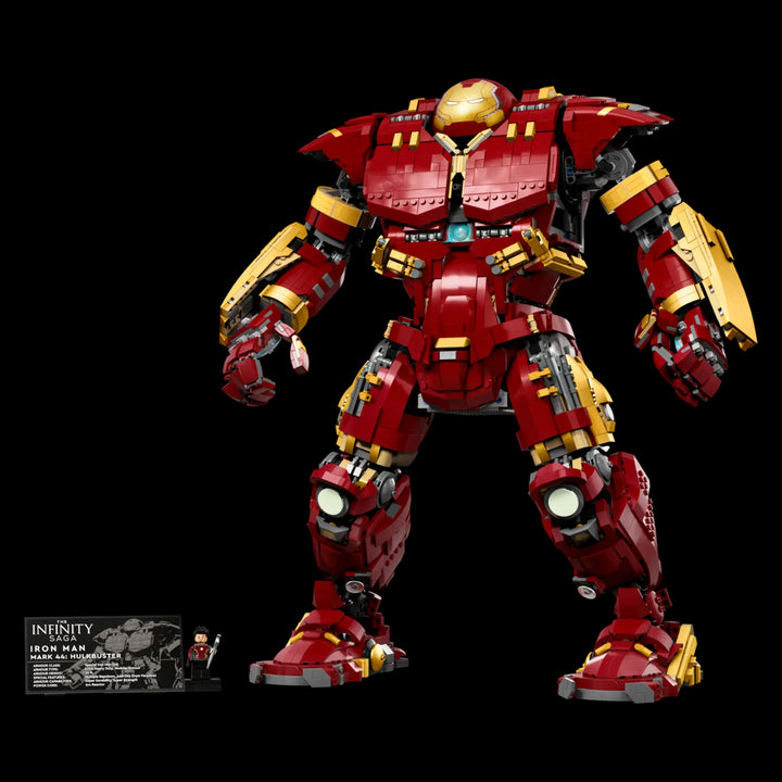 Fully assembel Hulkbuster 76210 