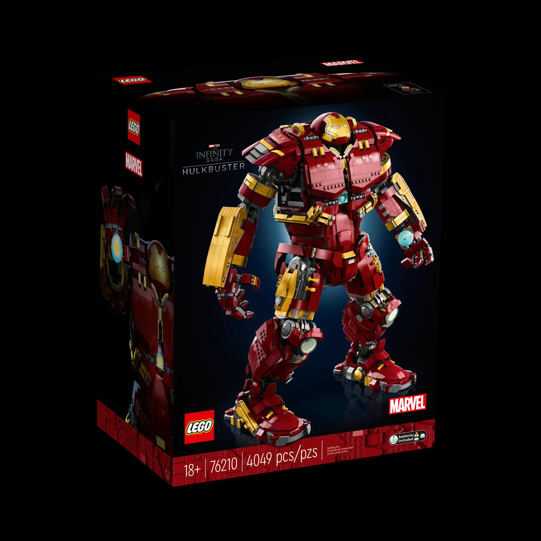 lego box of Hulkbuster 76210