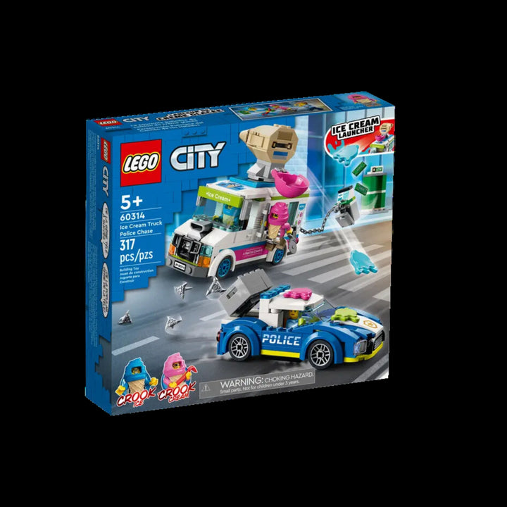 lego box of Ice cream truck police chase 60314