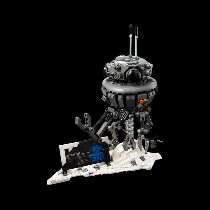 Fully assembel Imperial probe droid 75306 with all element