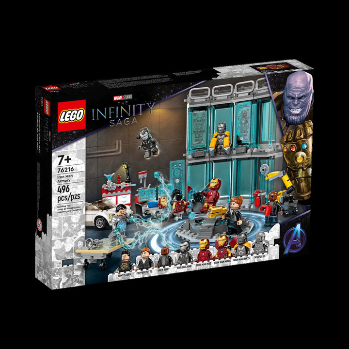 Lego box of Ironman armory 76216