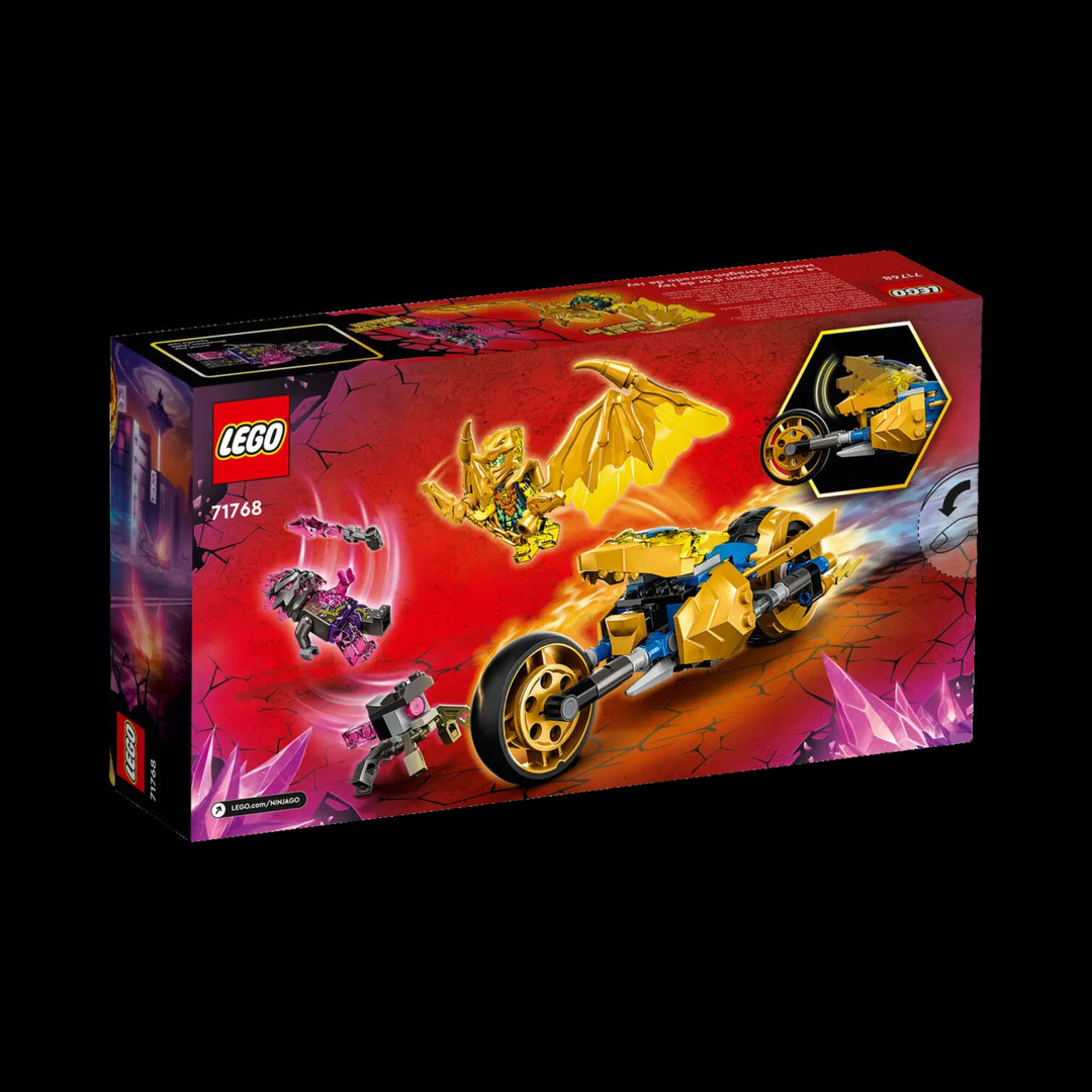 lego box of Jay's Golden Dragon Motorbike 71768