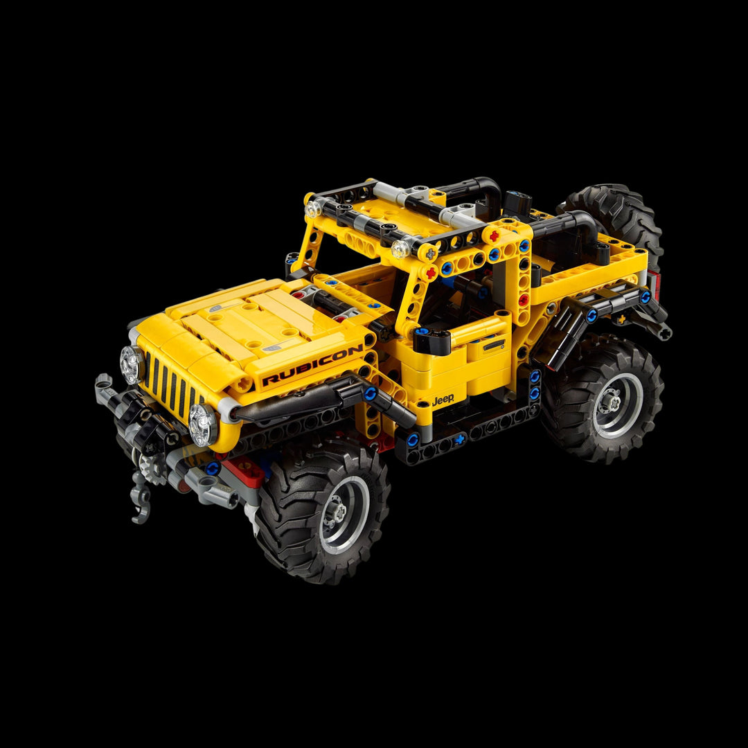 Side view of the fully assemble Jeep Wrangler