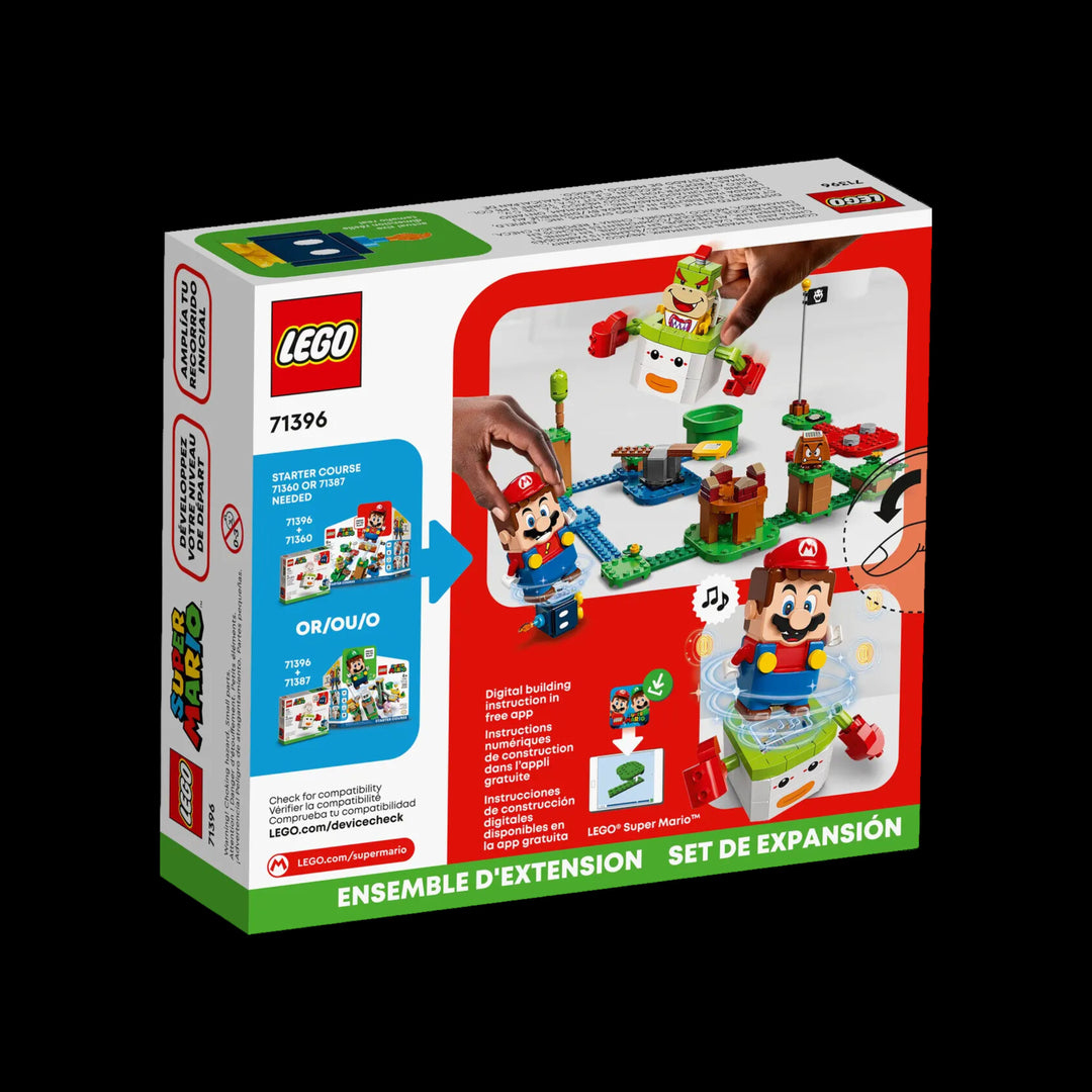 Lego box of Bowser Jr's clown car 71396