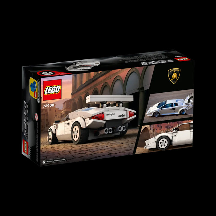 lego box of Lamborghini Countach 76908