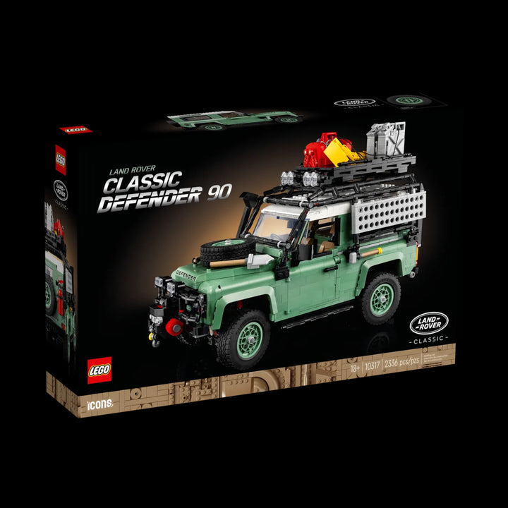 Lego box of Land Rover Classic Defender 90 10317