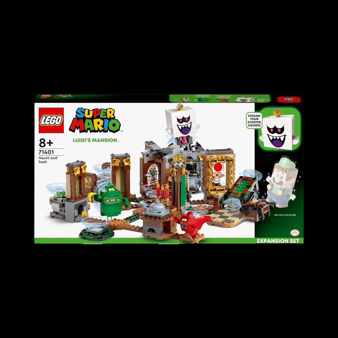 lego box of Luigi's mansion haunt and seek 71401