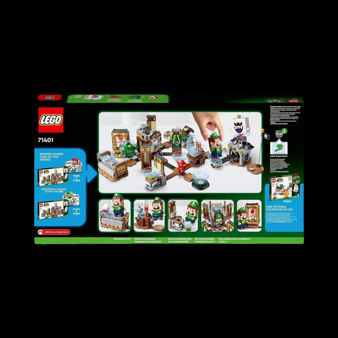 lego box of Luigi's mansion haunt and seek 71401