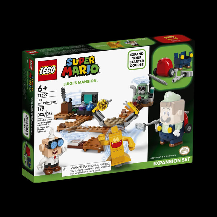 lego box of Luigi's mansion lab and Poltergust 71397