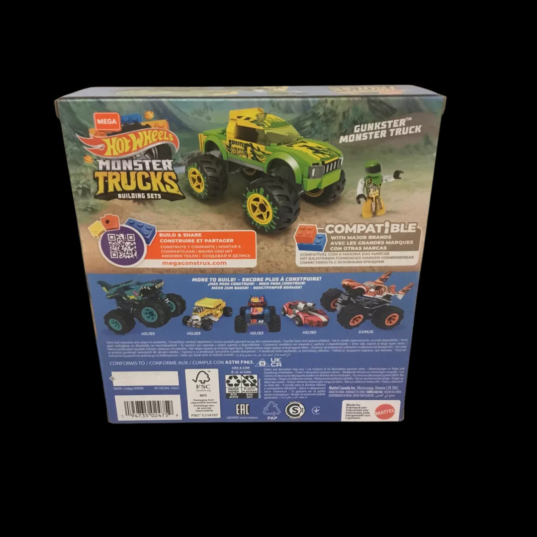 MAGA BOX OF MEGA Hot Wheels Gunkster Monster Truck