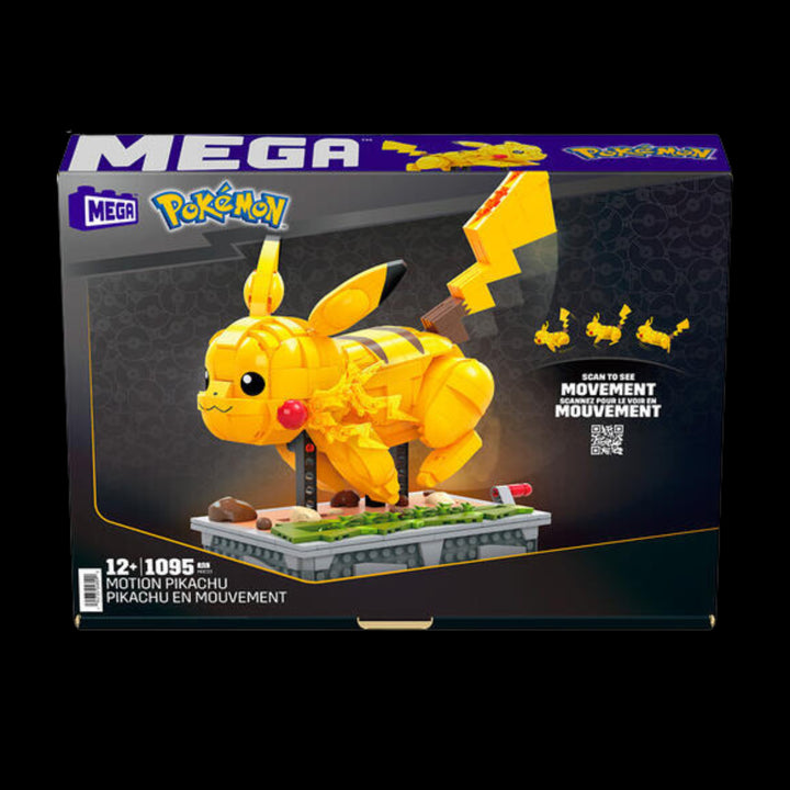 MAGA BOX OF Pokémon Motion Pikachu Building Brick Set With Mechanized Motion