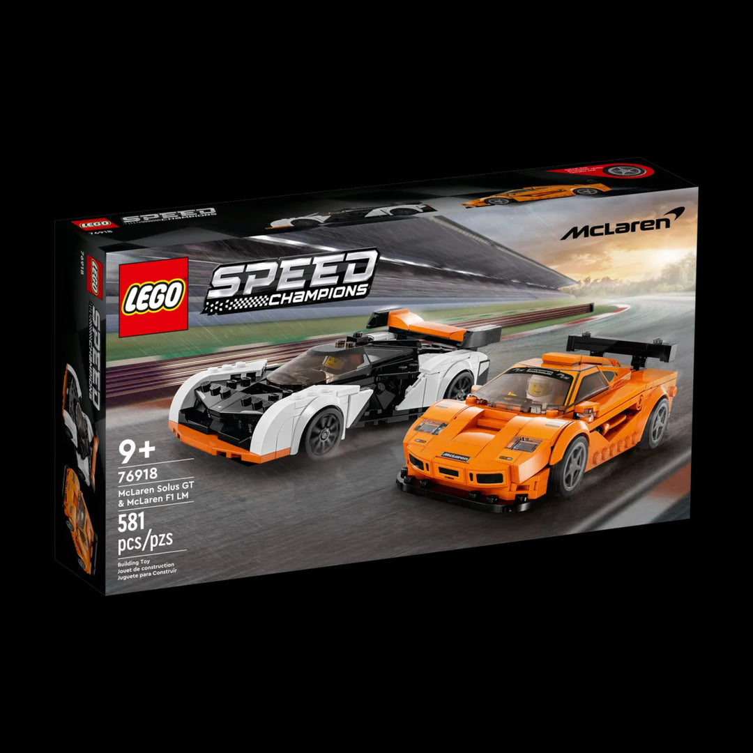 Lego box of McLaren Solus GT & McLaren F1 LM 76918