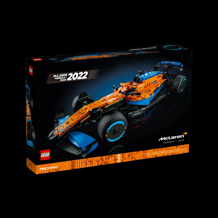 lego box of McLaren formula race car 42141