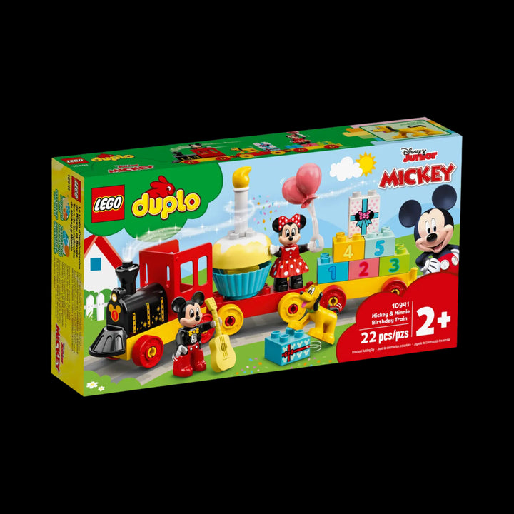 lego box of Mickey and Minnie birthday train 10941