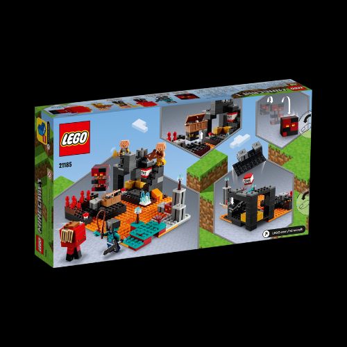 lego box of Minecraft The Nether Bastion 21185