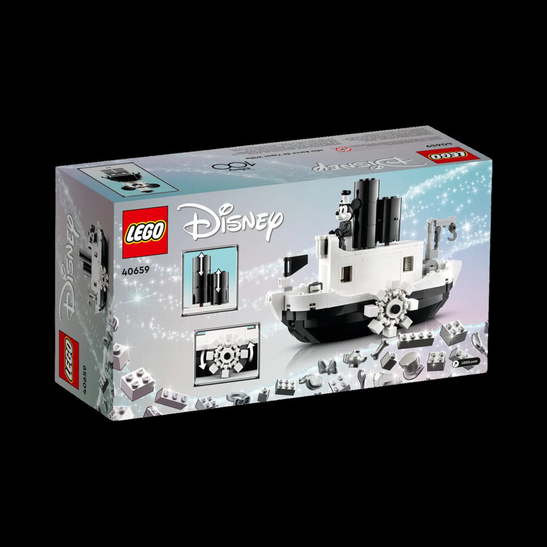 lego box of Mini Steamboat Willie 40659