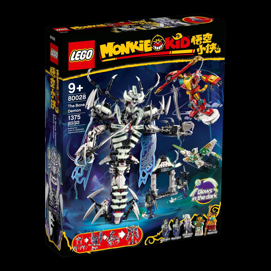 lego box of Monkie kid bone demon 80028