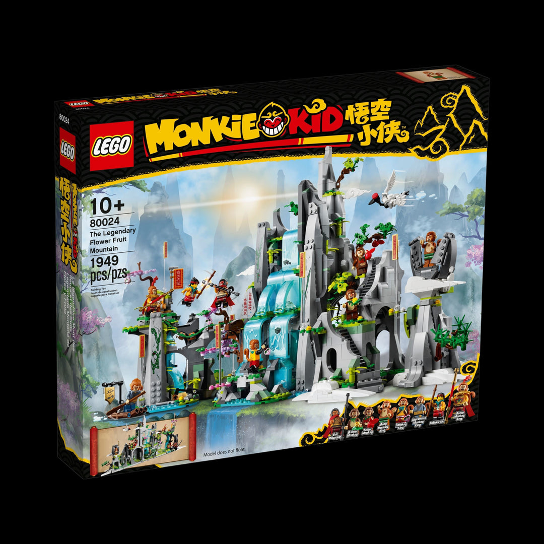 lego box of Monkie kid flower fruit mountain 80024