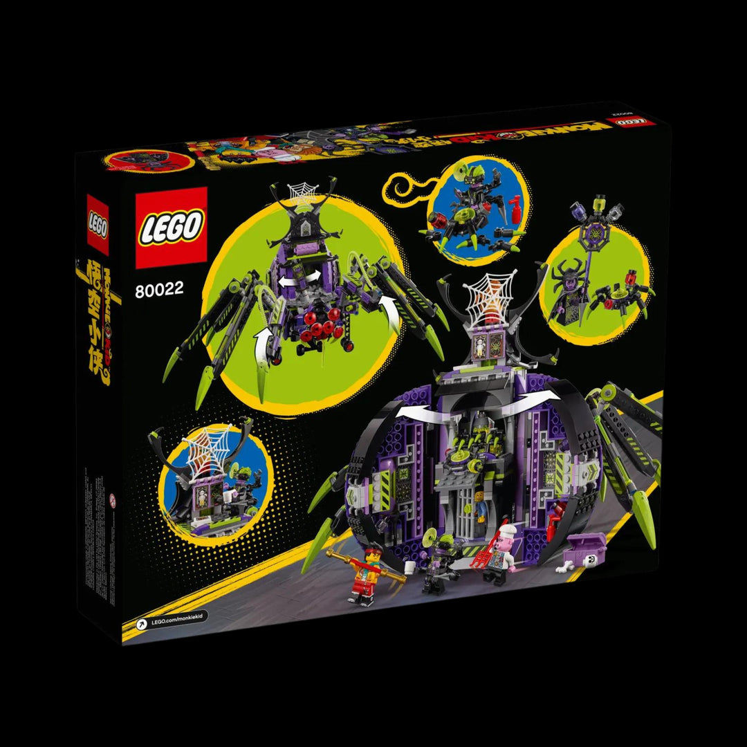 lego box of Monkie kid spider queen arachnoid 80022