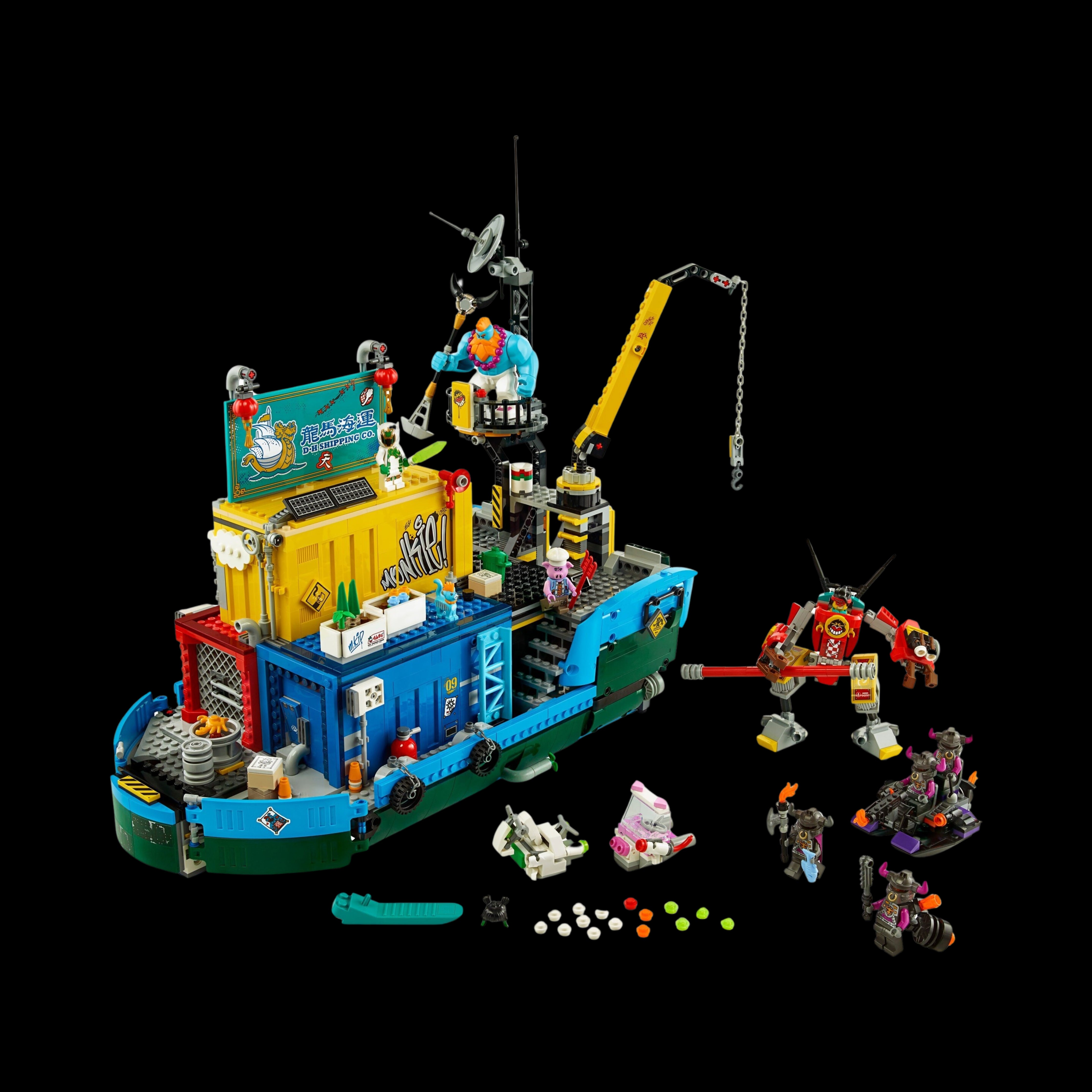 Monkie Kid™: Monkie Kid's team secret HQ 80013 – Noble Nostalgics