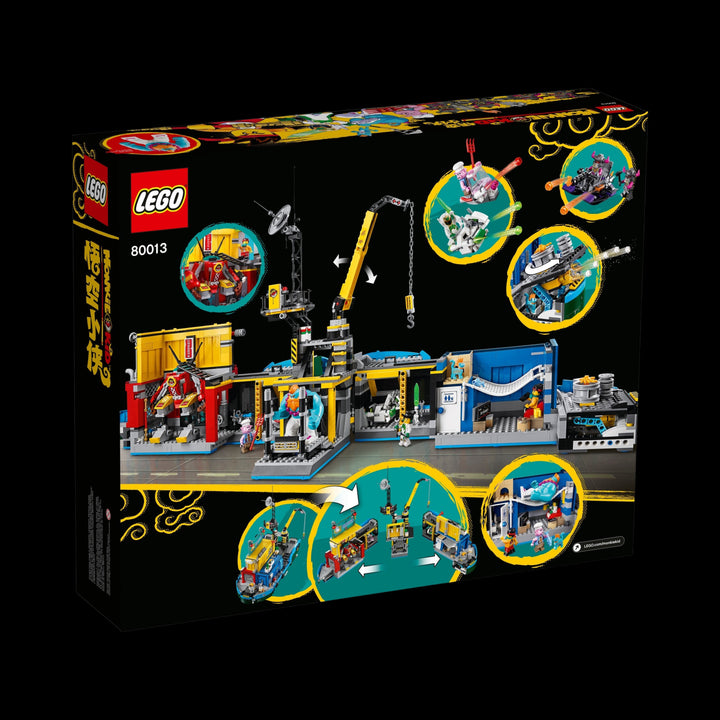 lego box of Monkie kid's team secret HQ 80013