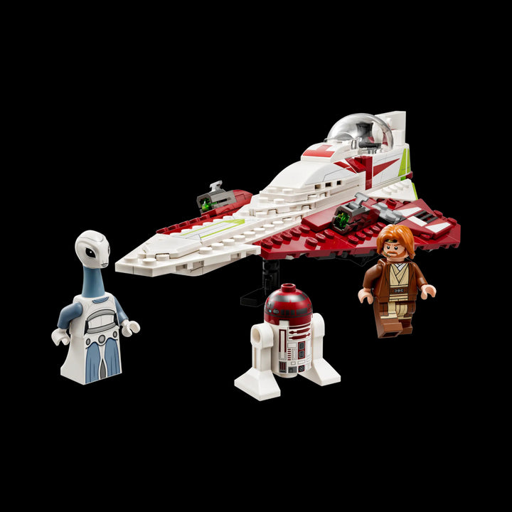 Fully assembel Obi-Wan Kenobi's Jedi Starfighter 75333 with all element