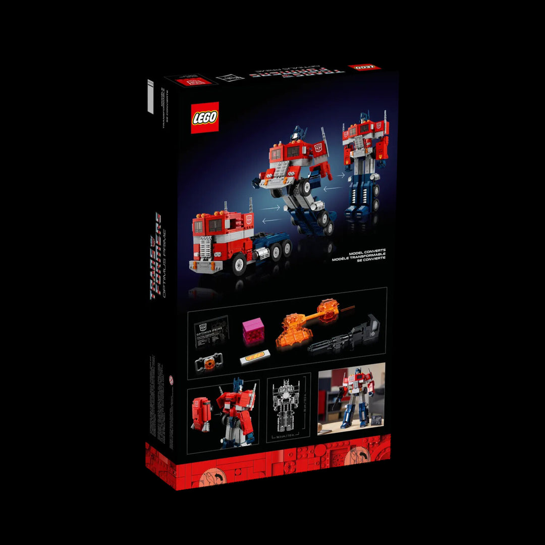 lego box of Optimus prime 10302