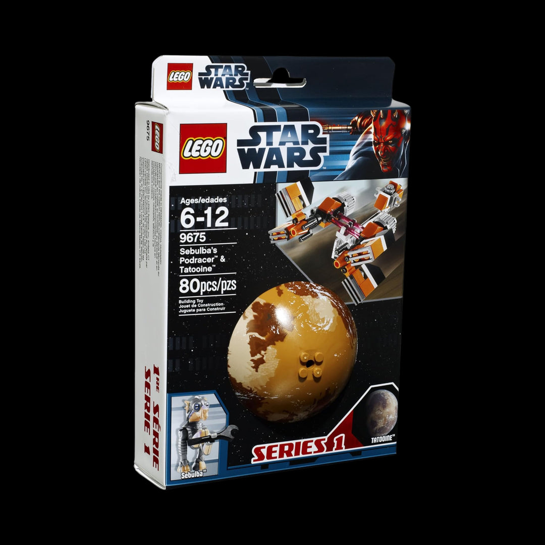 Box of Sebulba's podracer and Tatooine 9675