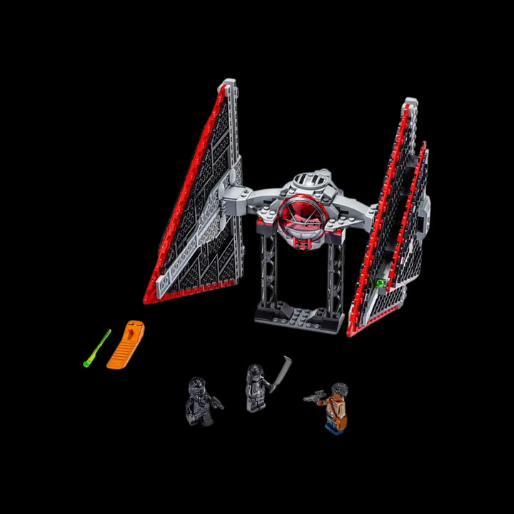 Fully orgnized Sith TIE Fighter 75272