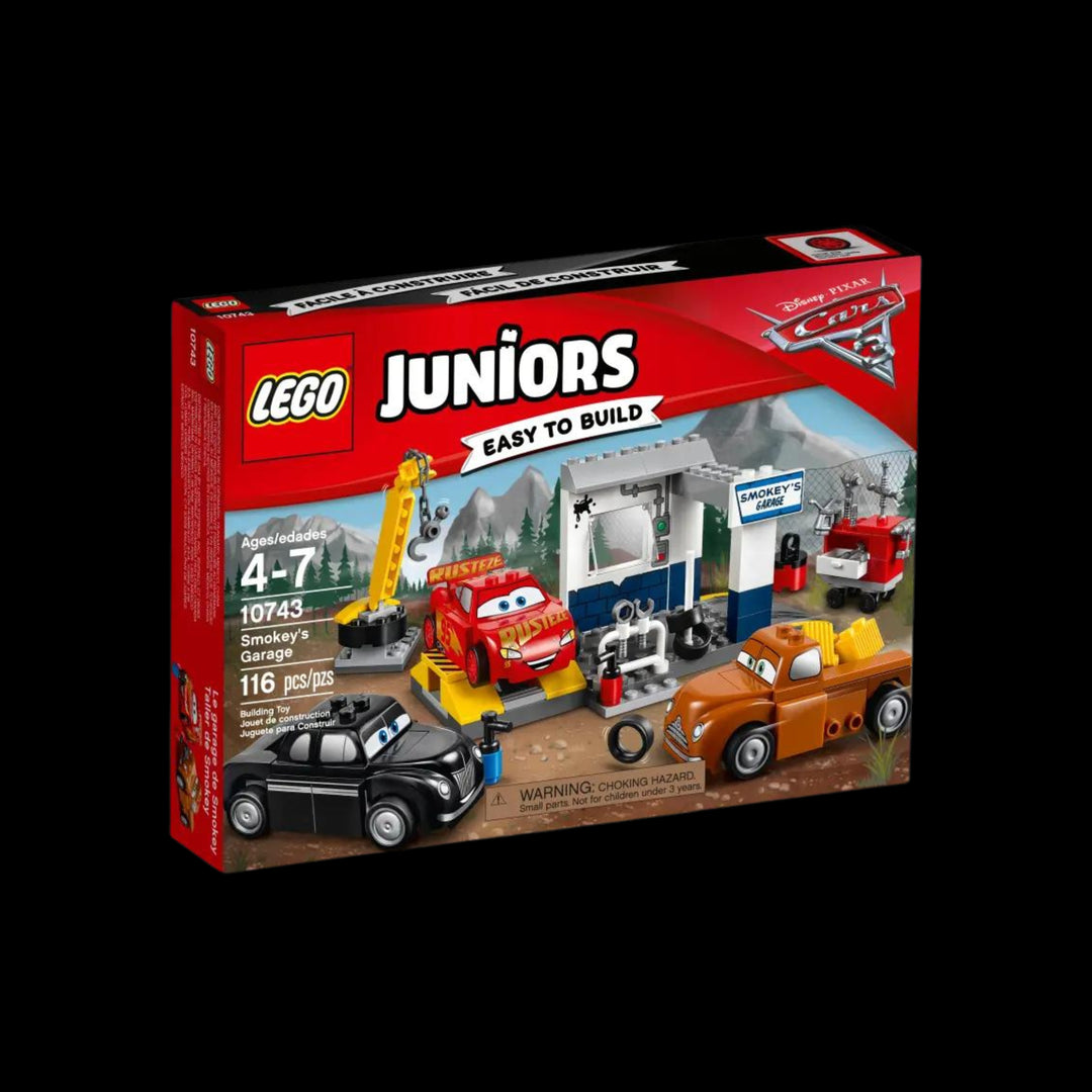 Lego box of Smokey's Garage 10743