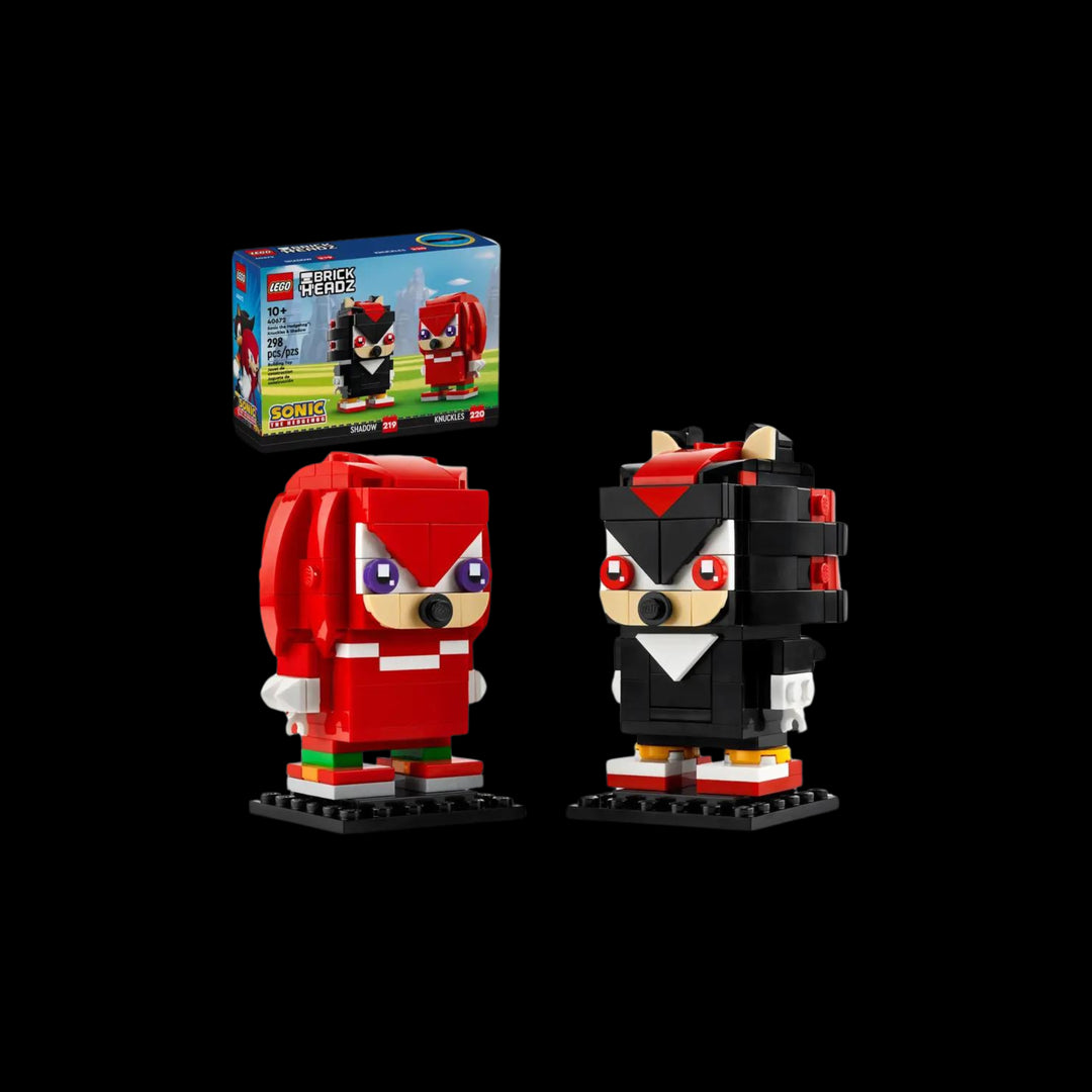 lego box of Sonic the Hedgehog™: Knuckles & Shadow 40672 with elements