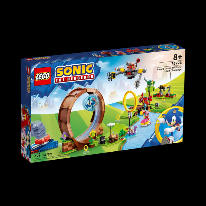 lego box of Sonic's Green Hill Zone Loop Challenge 76994