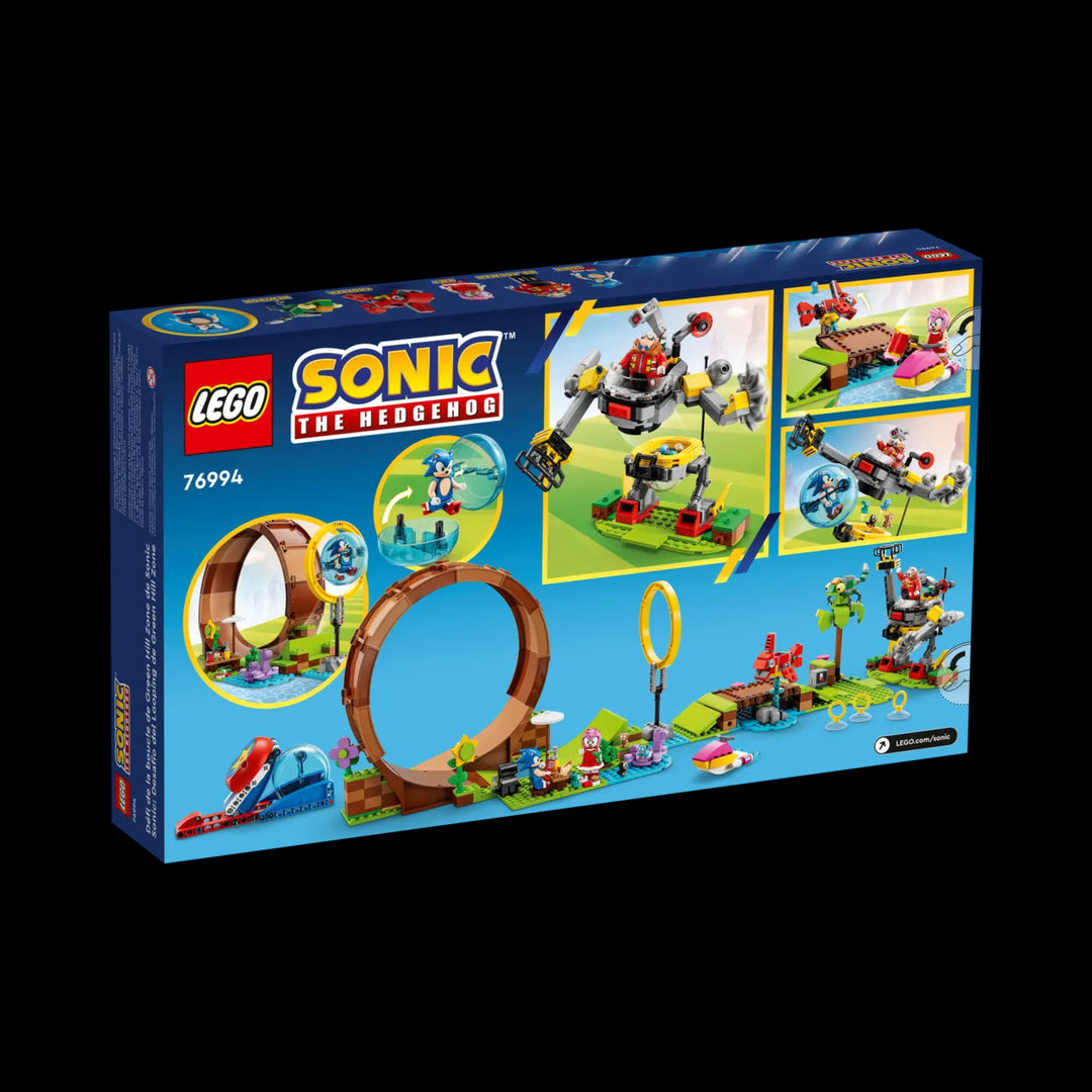 lego box of Sonic's Green Hill Zone Loop Challenge 76994