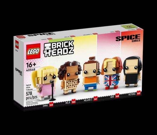 Lego box of Spice girls tribute