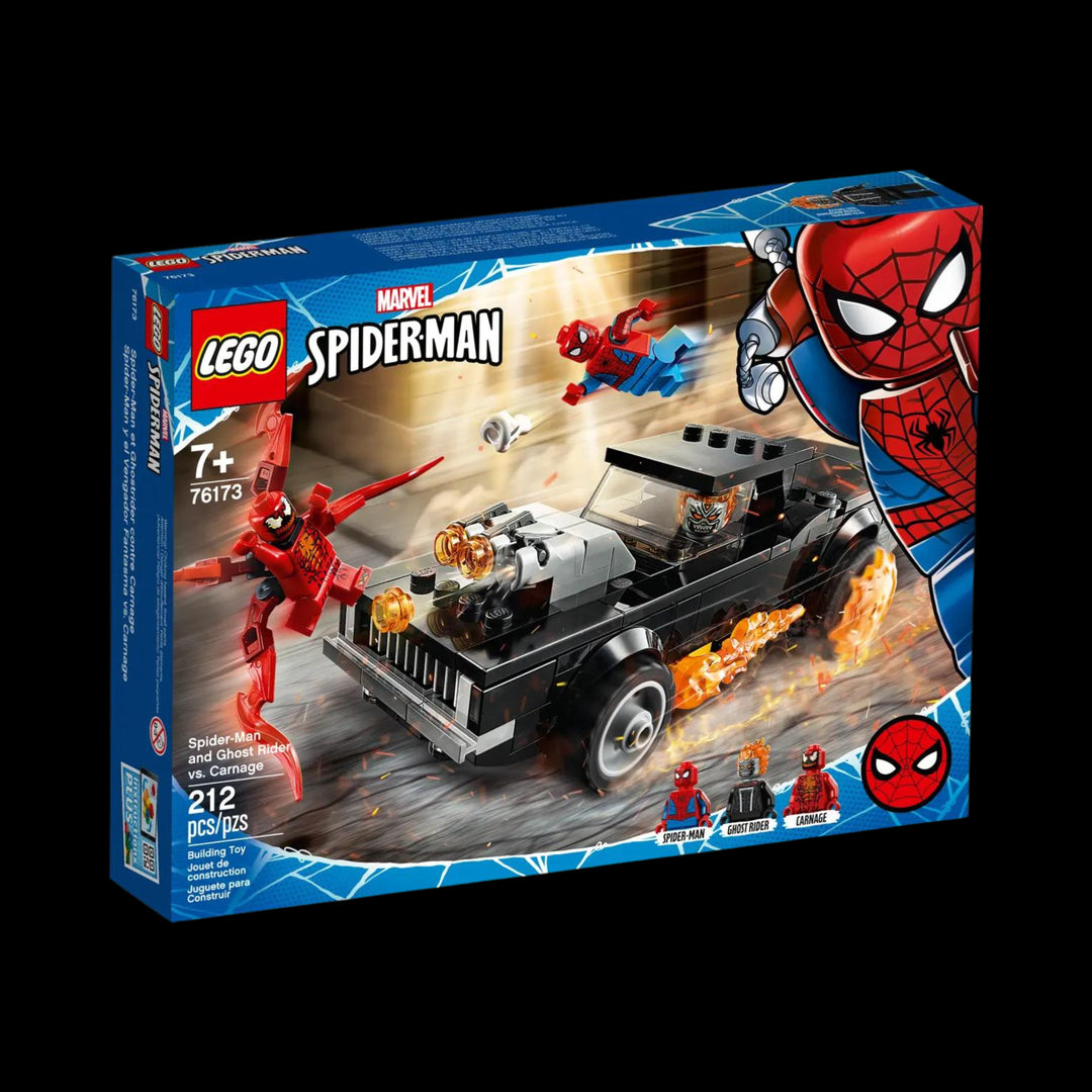 lego box of Spider-Man and Ghost Rider vs. Carnage 76173