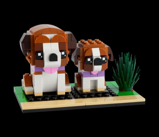 Elements of St. Bernard brickheadz