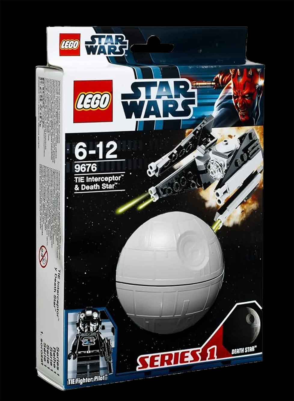 LEGO Star Wars box of TIE Interceptor and Death Star