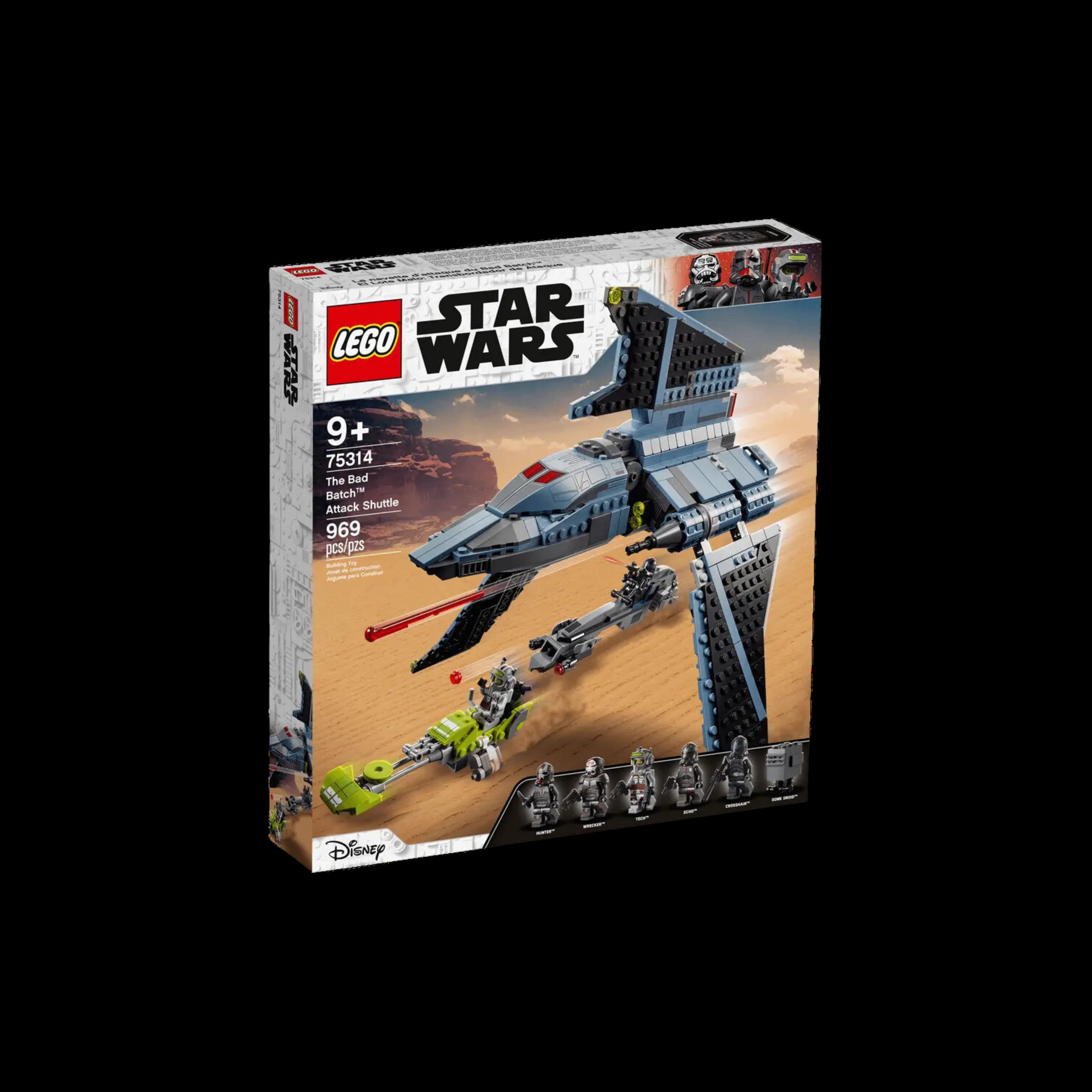 LEGO 75314 Star Wars The Bad Batch Attack Shuttle | Noble Nostalgics