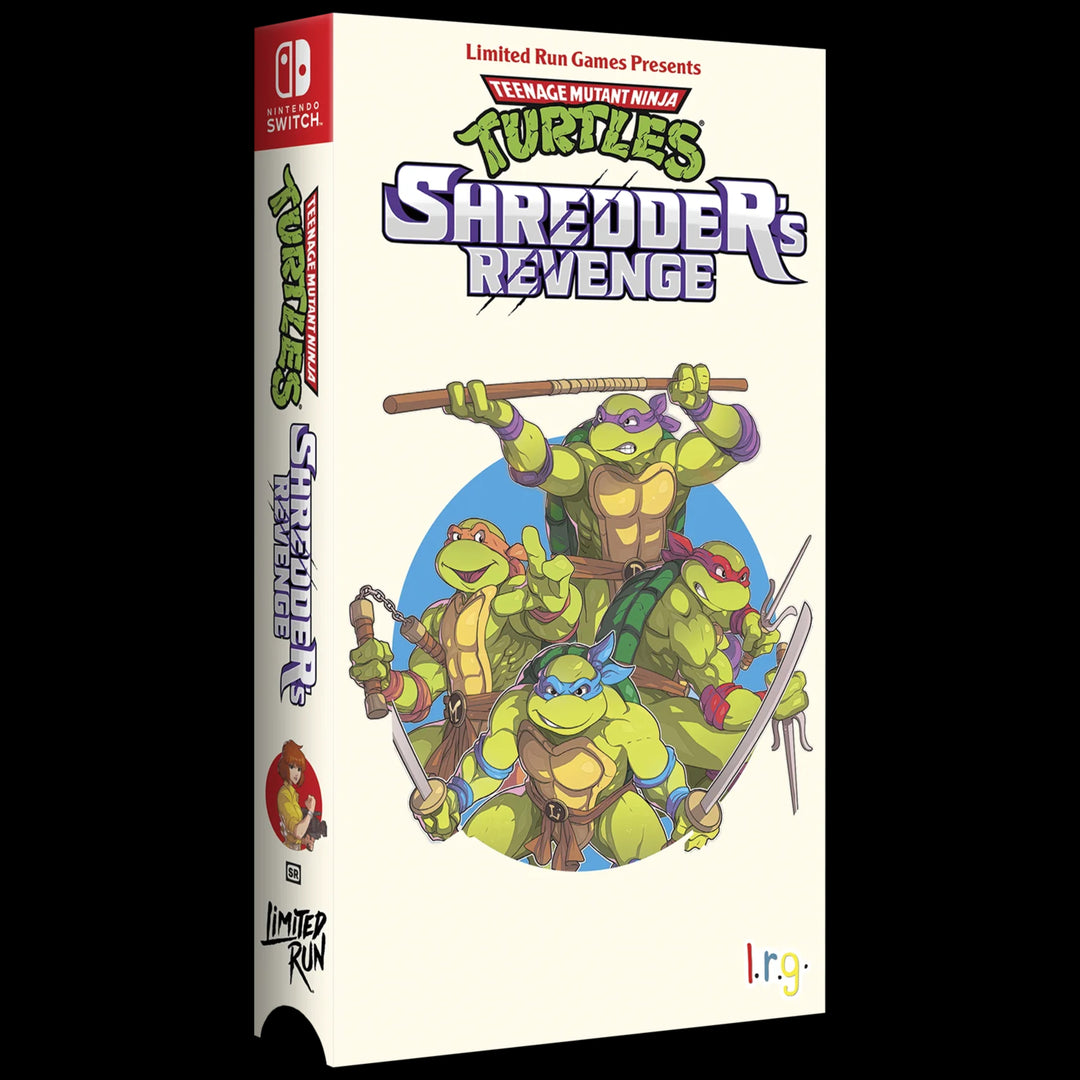 front side of the case of TEENAGE MUTANT NINJA TURTLES: SHREDDER'S REVENGE CLASSIC EDITION