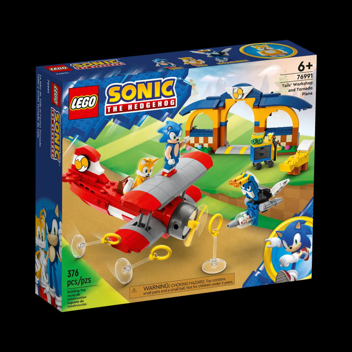 legobox of Tails' Workshop and Tornado Plane 76991