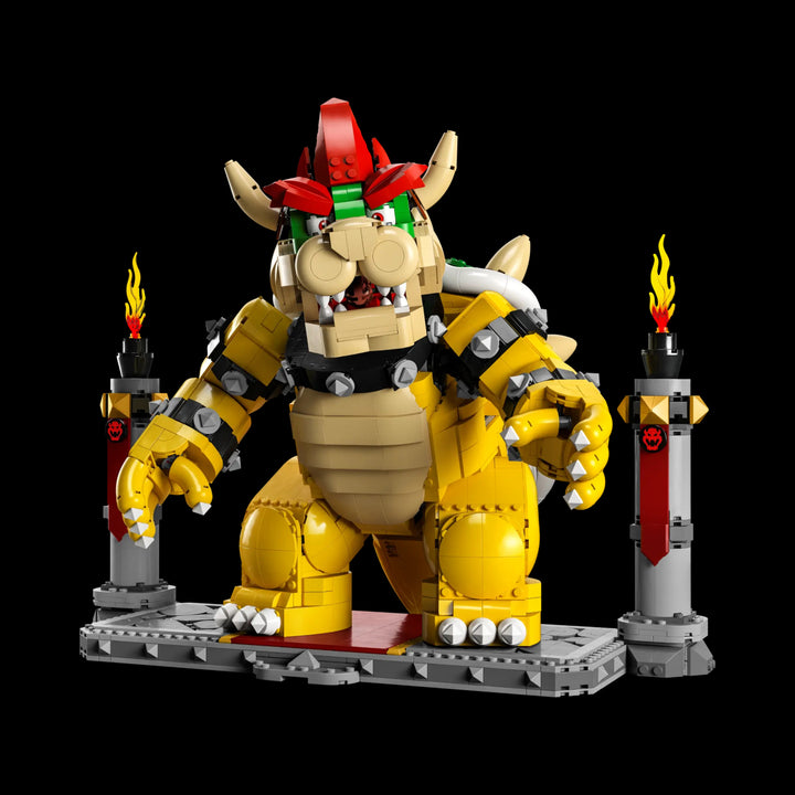 Fully assembel The Mighty Bowser 71411 with all element