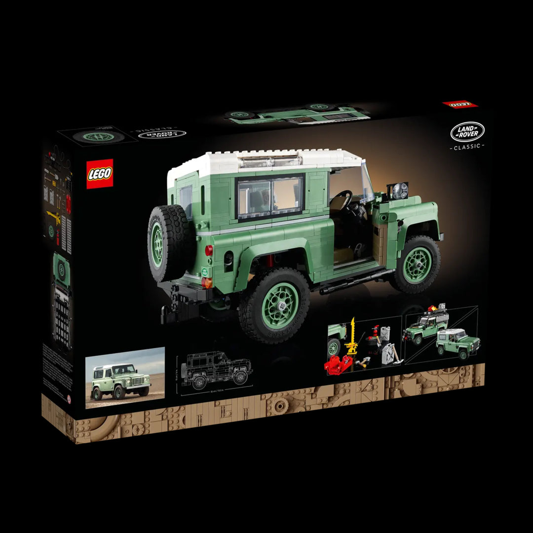 Lego box of Land Rover Classic Defender 90 10317