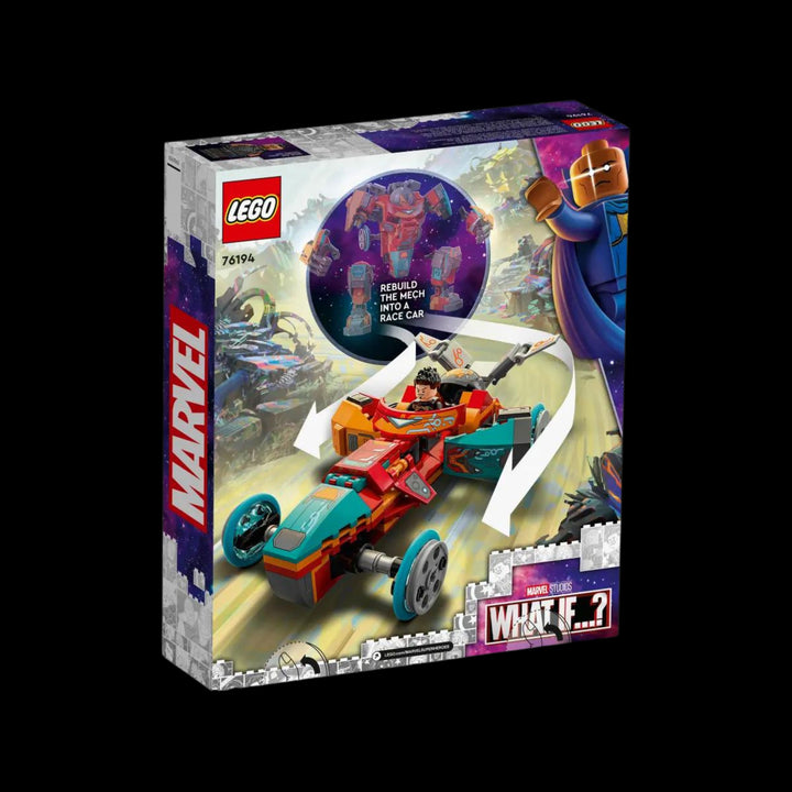 Lego box of Tony stark's sakaarian iron man 76194