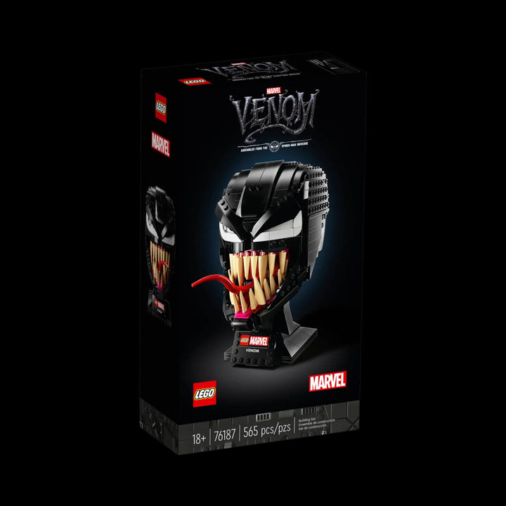 lego box of Venom helmet 76187